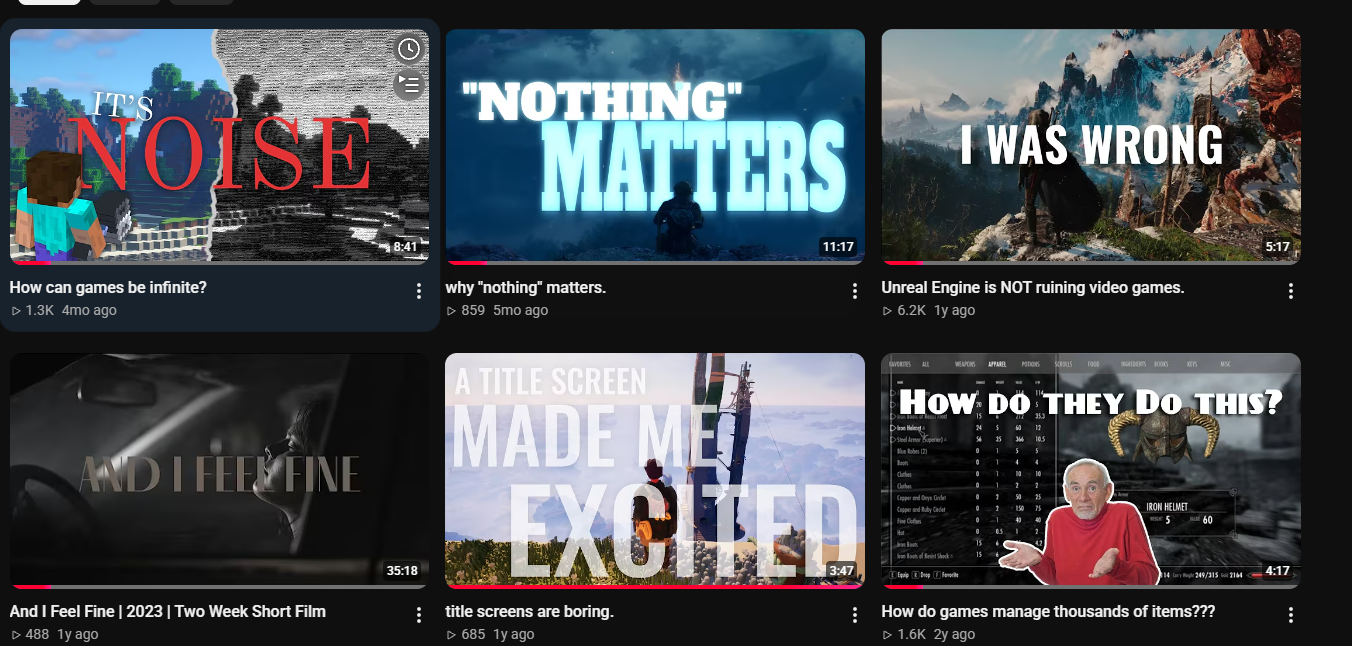 Studio Reborne long-form video thumbnails