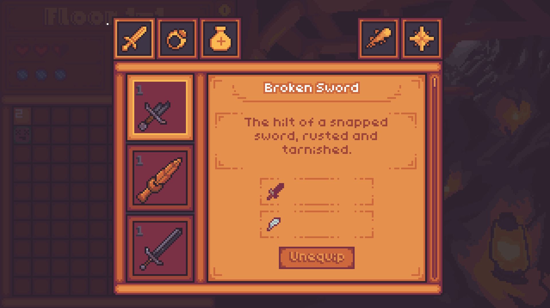 Salt Sweeper UI in-game, final implementation